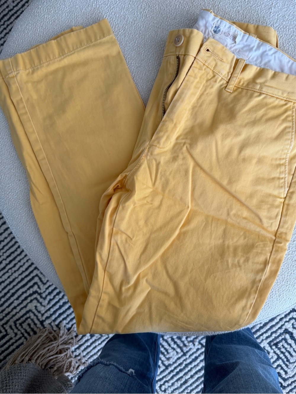 J. Crew Canary Yellow Men's Chinos
